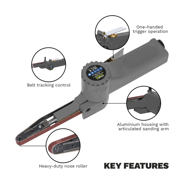 Sealey S01046 Siegen Air Belt Sander 10 x 330mm
