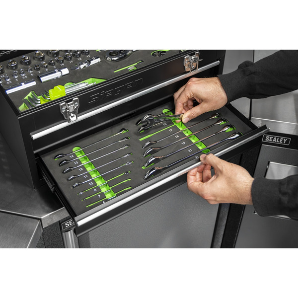 Sealey S01055 Siegen Portable Tool Chest 2 Drawer with Tool Kit 90pc