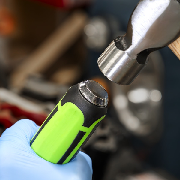 Sealey S01138 Siegen Heavy-Duty Angled Pry Bar Set with Hammer Cap 4pc