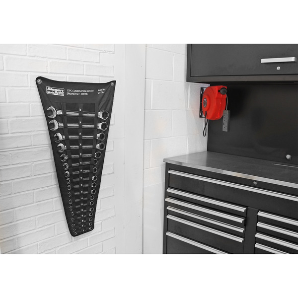 Sealey S01156 Siegen Combination Ratchet Spanner Set 17pc