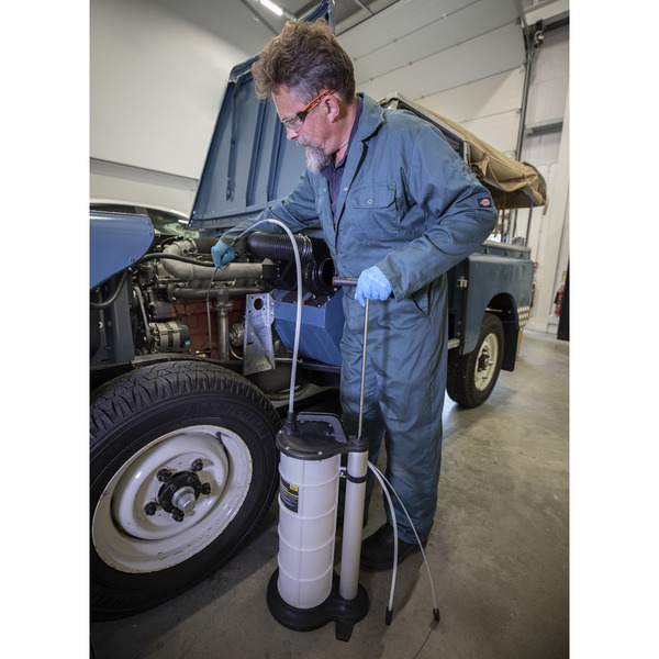 Sealey S01167 Manual Vacuum Oil & Fluid Extractor 9L