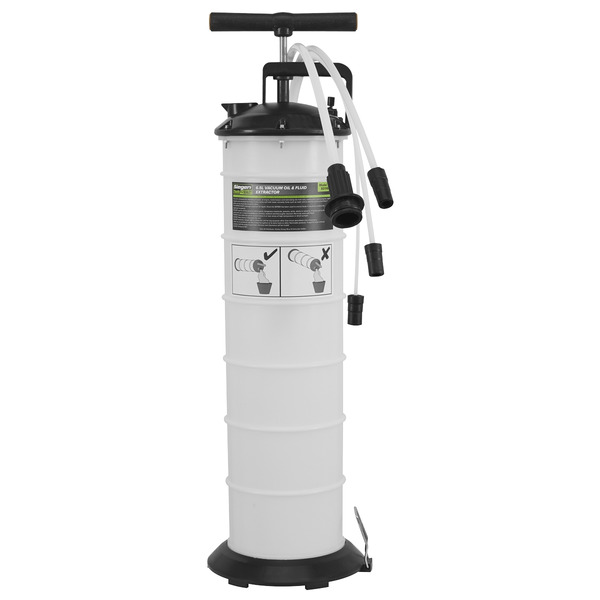 Sealey S01169 Manual Vacuum Oil & Fluid Extractor Pump 6.5L