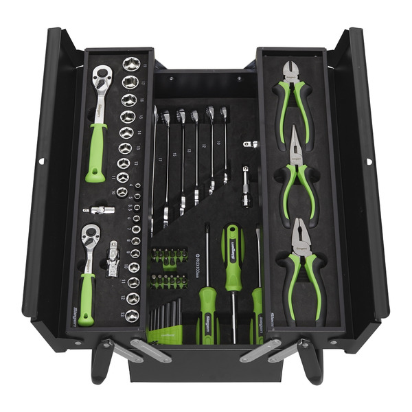 Sealey S01215 Siegen Cantilever Toolbox with Tool Kit 70pc