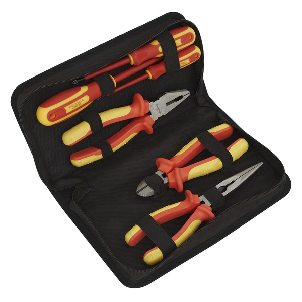 Sealey S01218 Siegen Electrical Tool Kit 6pc - VDE Approved