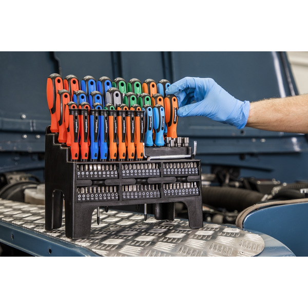 Sealey S01248 Siegen Screwdriver, Bit & Nut Driver Set 100pc