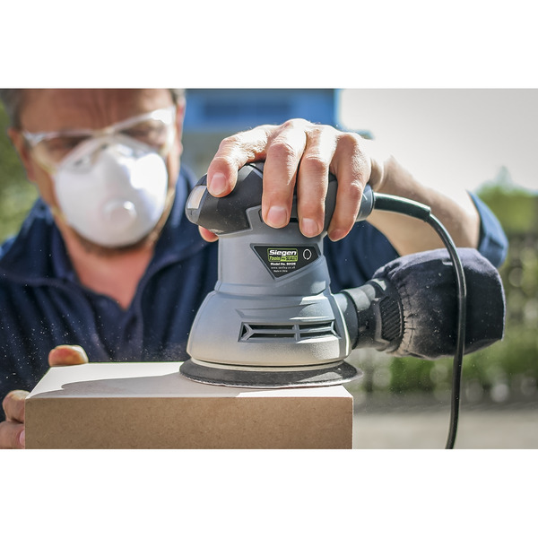 Sealey S0125 Siegen 125mm Random Orbital Palm Sander 240W/230V