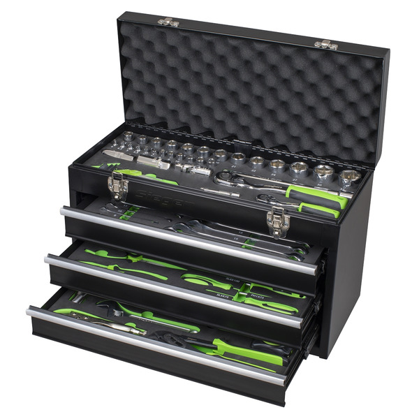 Sealey Siegen Portable Tool Chest 3 Drawer with Tool Kit 98pc