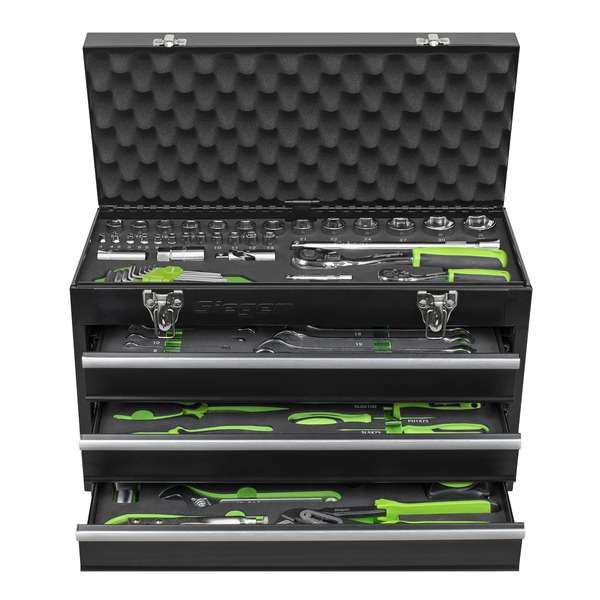 Sealey Siegen Portable Tool Chest 3 Drawer with Tool Kit 98pc