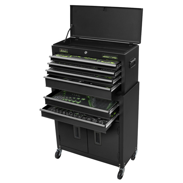 Sealey Top Chest & Rollcab Combination 6 Drawer with Tool Kit 247pc
