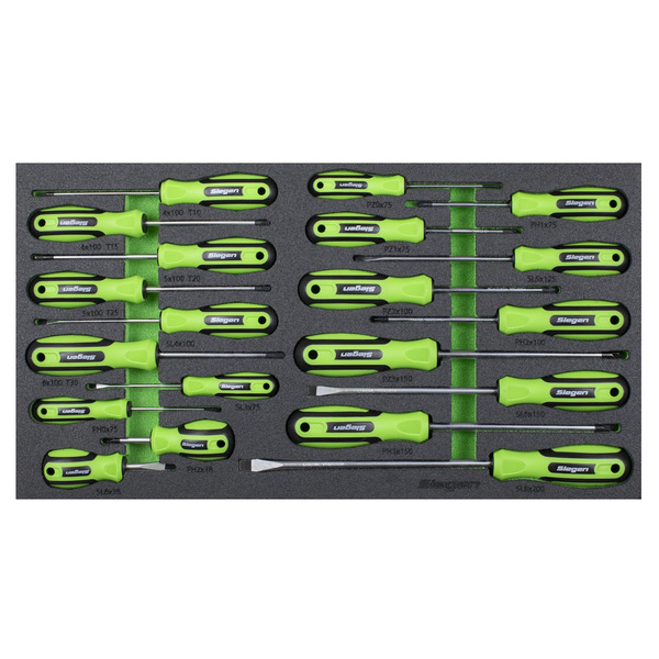 Sealey S01276 Siegen Screwdriver Set with Tool Tray 20pc