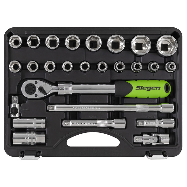 Sealey S01288 Siegen Extendable Ratchet Socket Set 1/2
