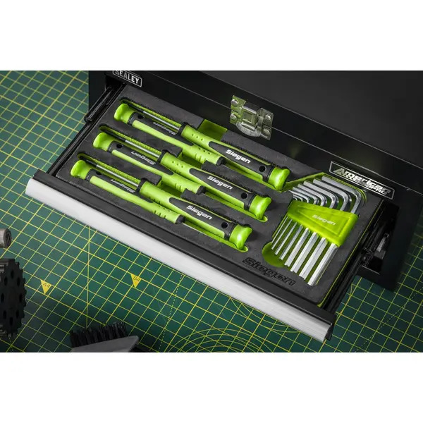 Sealey S01335 Siegen Mini Toolbox 2 Drawer with 111pc Tool Kit