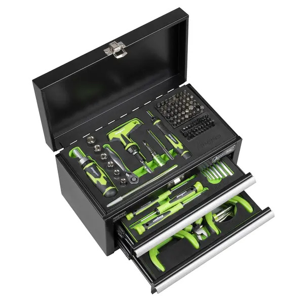 Sealey S01335 Siegen Mini Toolbox 2 Drawer with 111pc Tool Kit
