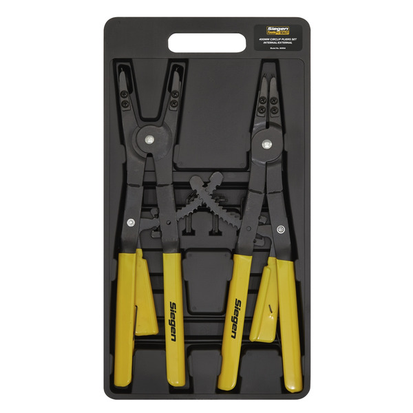Sealey S0554 Siegen Internal/External Circlip Pliers Set 400mm