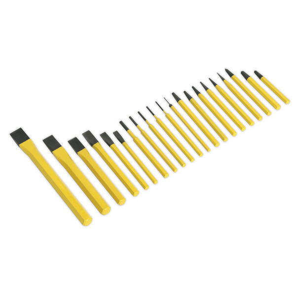 Sealey S0805 Siegen Punch & Chisel Set 21pc