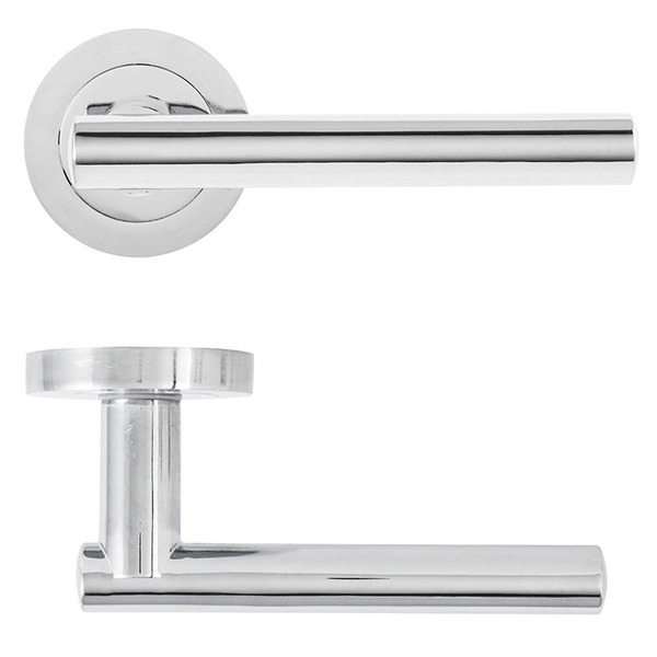 
Eclipse Corvette T Bar Lever on Rose  - Polished Chrome Plate - Freestyle Range - 62150