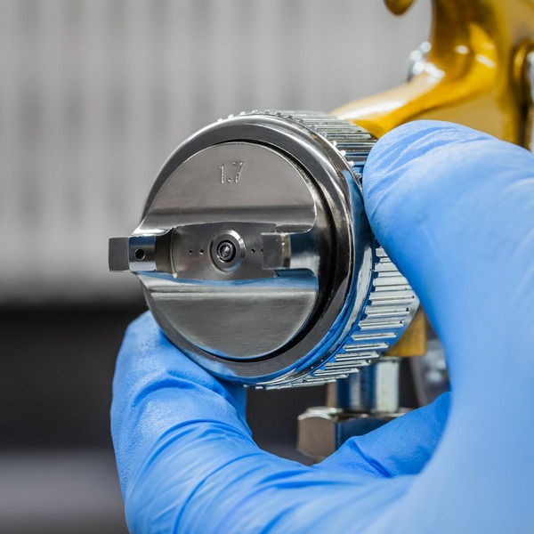 Sealey S775 Siegen Suction Feed Spray Gun 1.7mm Set-Up