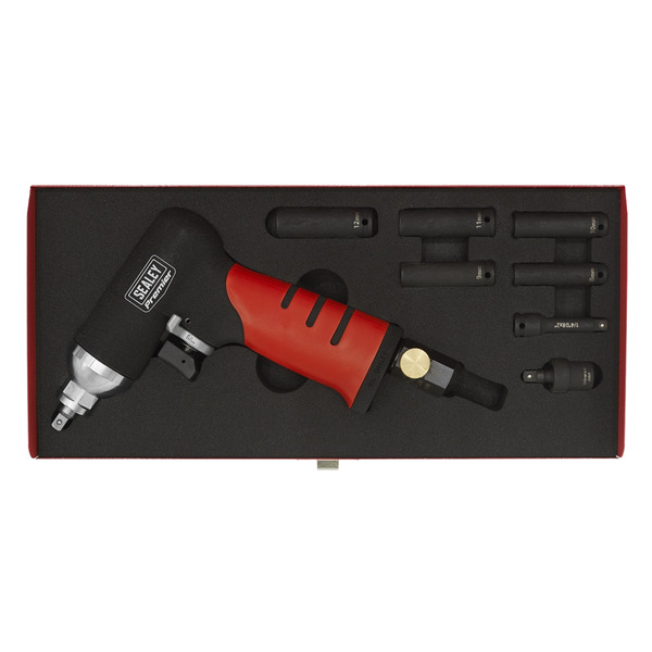 Sealey SA141 Premier Air Impact Wrench Diesel Glow Plug Kit 1/4
