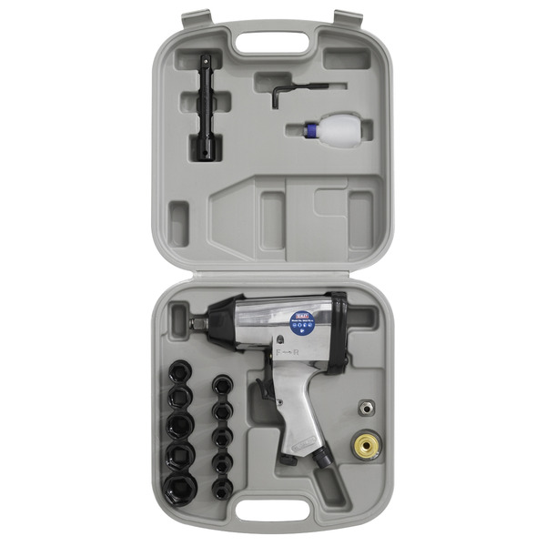 Sealey Air Impact Wrench Kit with Sockets 1/2