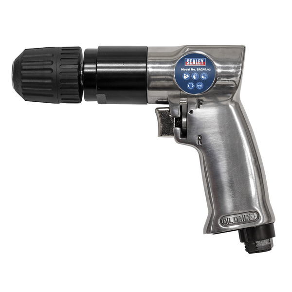 Sealey SA241 Reversible Air Drill 10mm with Keyless Chuck