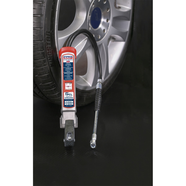 Sealey SA37/93 PCL Professional Tyre Inflator with Twin Push-On Connector