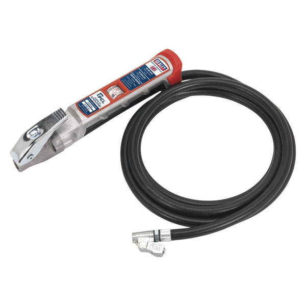 Sealey SA37/94 PCL Professional Tyre Inflator with 2.5m Hose & Clip-On Connector