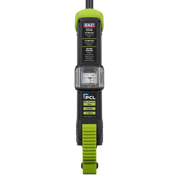 Sealey SA37/98 PCL Airlite Eco Tyre Inflator with Clip-On Connector