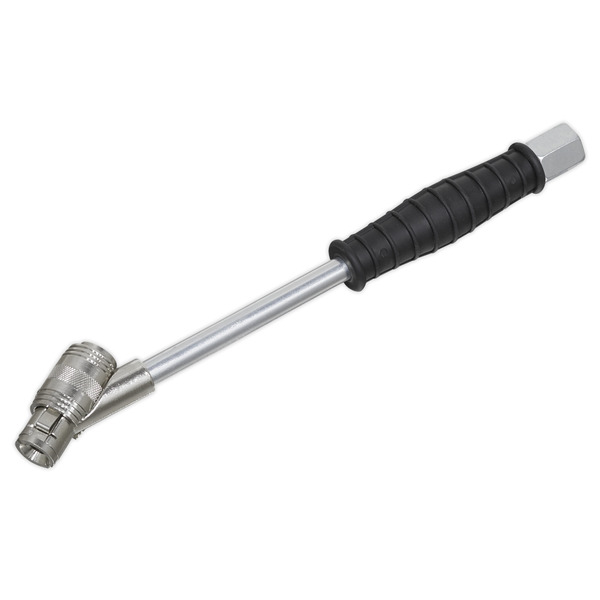 Sealey Twin Clip-On Connector for Tyre Inflators 1/4