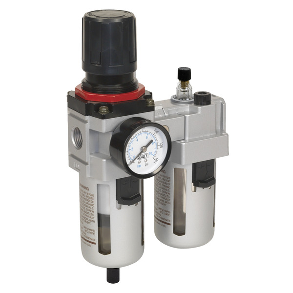 Sealey SA4001 High Flow Air Filter/Regulator/Lubricator