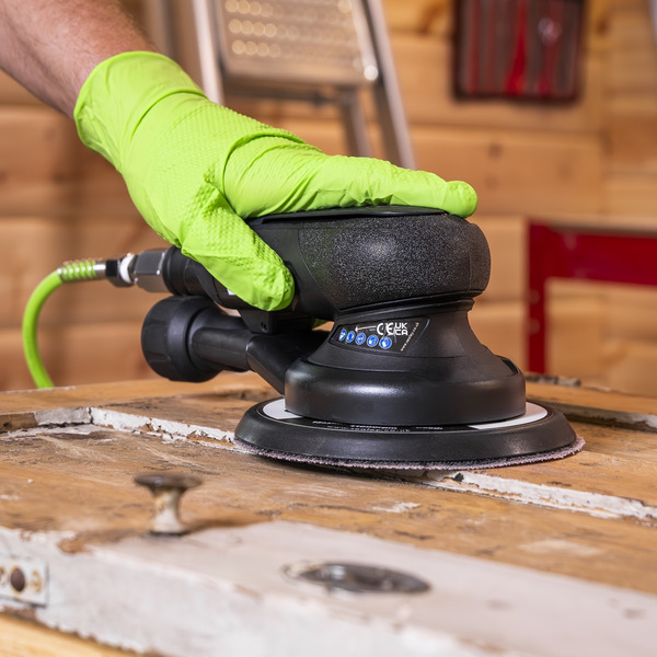 Sealey SA801 Air Palm Orbital Sander Ø150mm Dust-Free