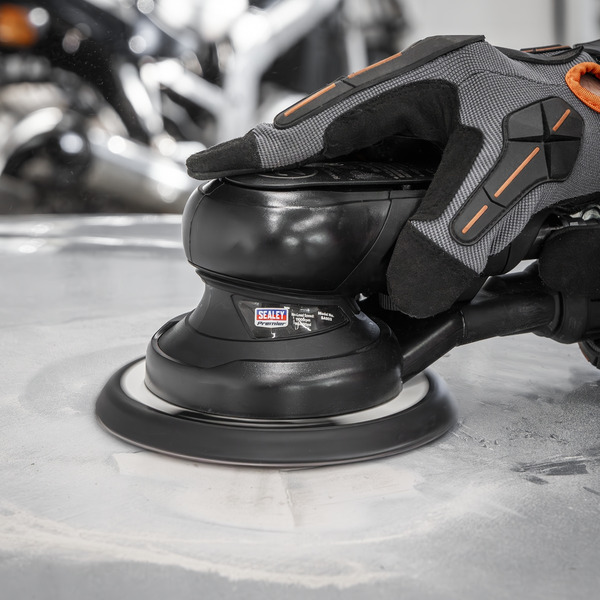 Sealey SA803 Air Palm Orbital Sander �150mm Dust-Free