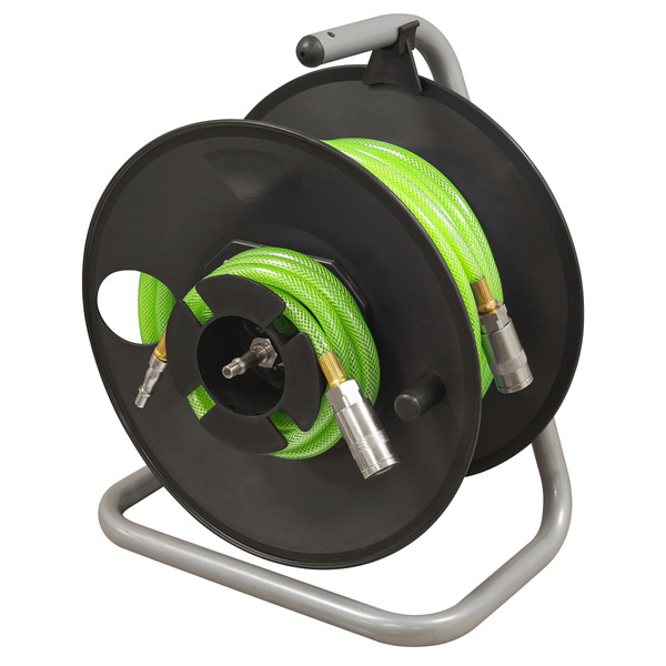 Sealey SA825 20m Portable Manual Air Hose Reel 6mm ID