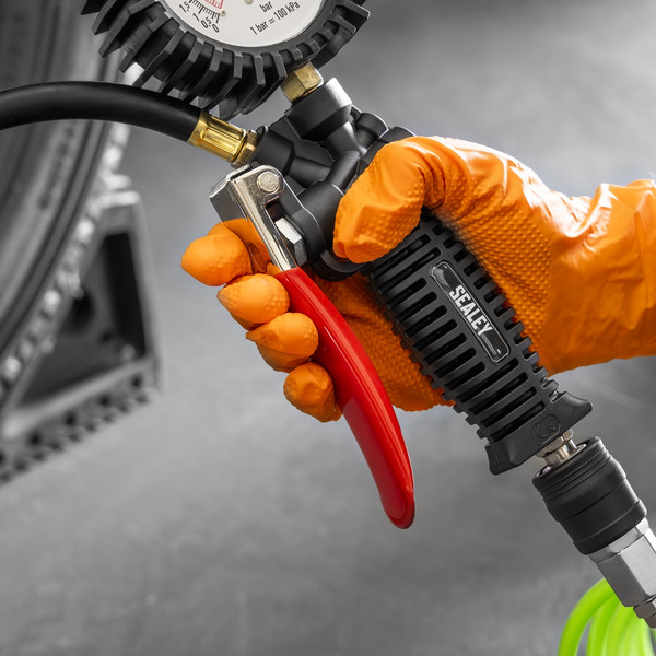 Sealey SA9314 Tyre Inflator with Push-On Connector
