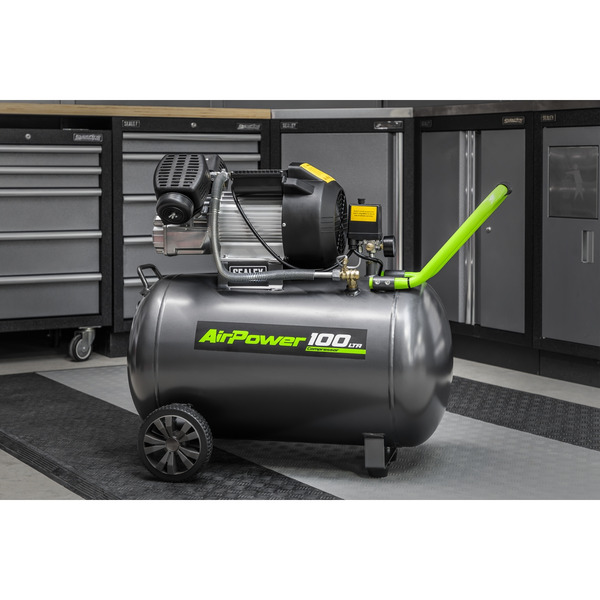 100L V-Twin Direct Drive Air Compressor 3hp