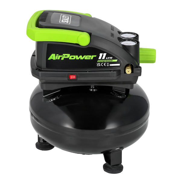 Sealey SAC1100 11L Oil Free Direct Drive Air Compressor 0.5hp