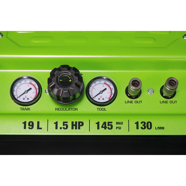 19L Oil Free Direct Drive Air Compressor 1.5hp