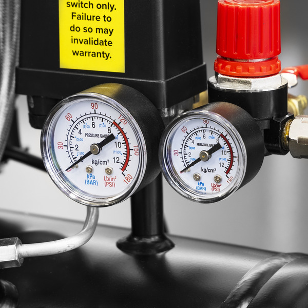 Sealey SAC2400S 24L Low Noise Oil Free Direct Drive Air Compressor 1hp