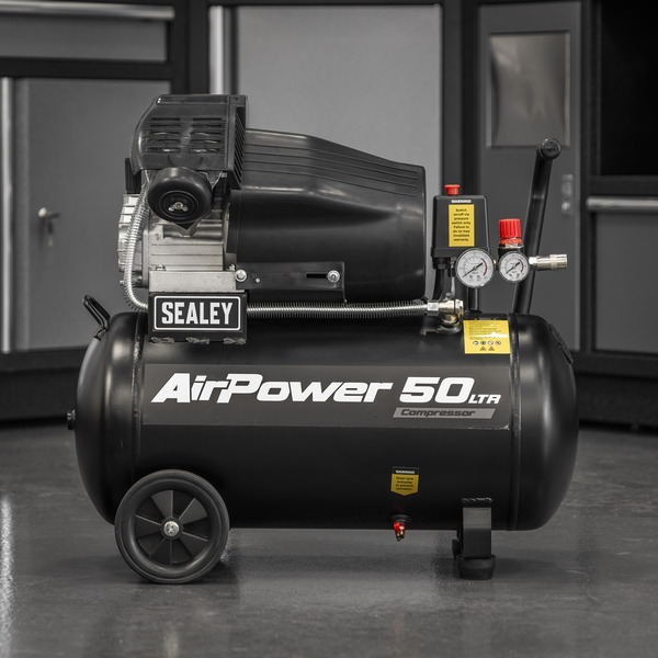 50L V-Twin Direct Drive Air Compressor 3hp