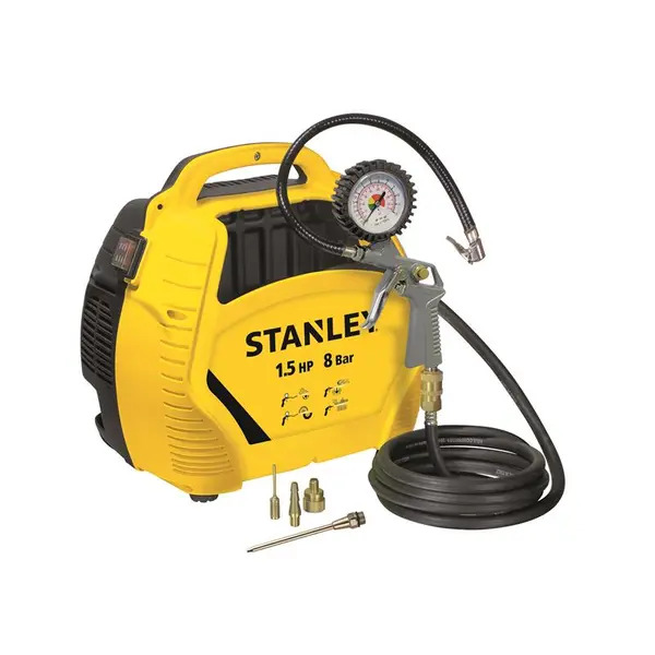 Stanley Air Compressors SACAK1 Stanley&reg; Air Compressors Air Kit 1.5 HP 8 Bar