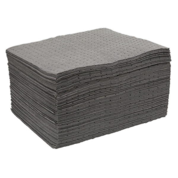 Sealey SAP01 Spill Absorbent Pads - Pack of 100