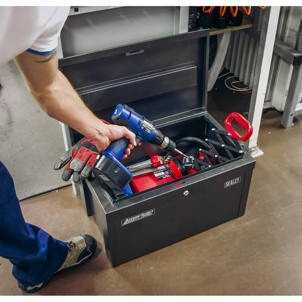 Sealey SB565 American PRO&reg; Steel Storage Chest 565 x 350 x 320mm