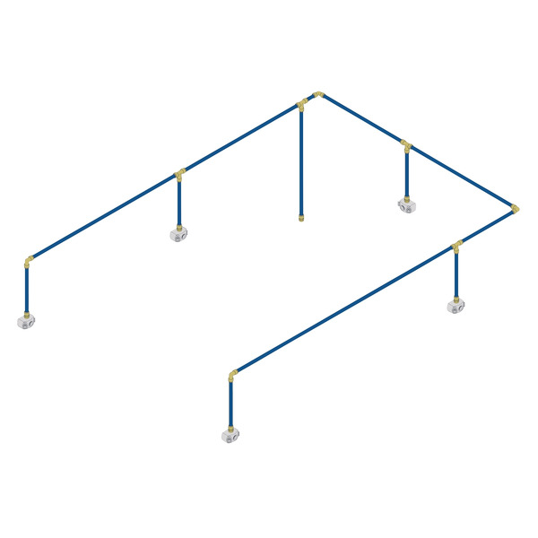 Sealey SharkBite® 36m 5-Drop Air Supply System Kit 15mm