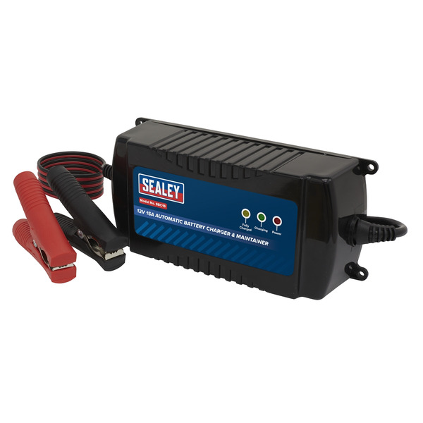 Sealey SBC15 12V Automatic Battery Charger & Maintainer 15A