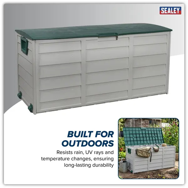 Sealey SBSC01 Outdoor Storage Box Polypropylene 460 x 1120 x 540mm