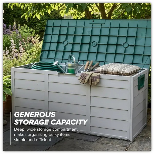 Sealey SBSC01 Outdoor Storage Box Polypropylene 460 x 1120 x 540mm