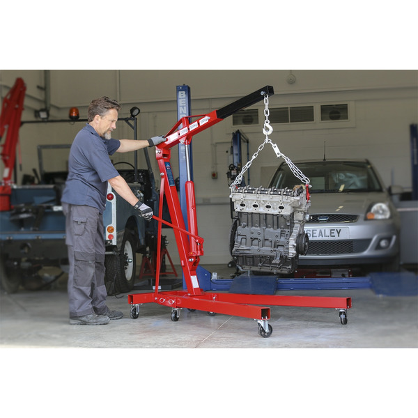 Sealey Folding Engine Crane 1 Tonne