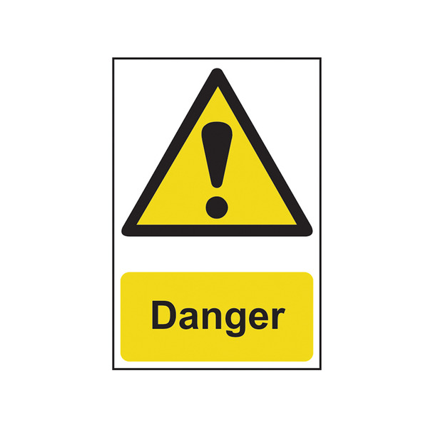 Scan SCA1301 Danger - PVC Sign 200 x 300mm