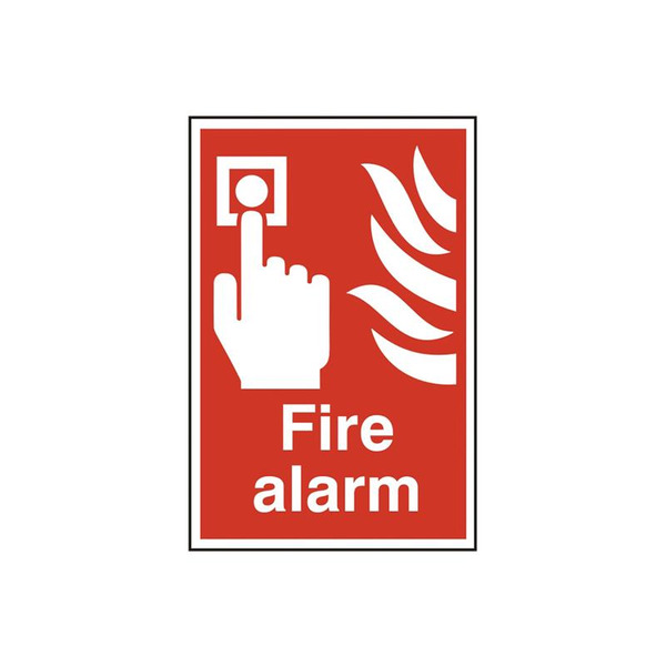 Scan SCA1400 Fire Alarm - PVC Sign 200 x 300mm