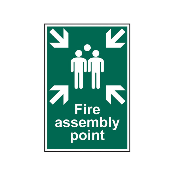 Scan SCA1541 Fire Assembly Point - PVC Sign 200 x 300mm