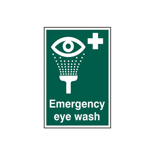 Scan SCA1554 Emergency Eye Wash - PVC Sign 200 x 300mm